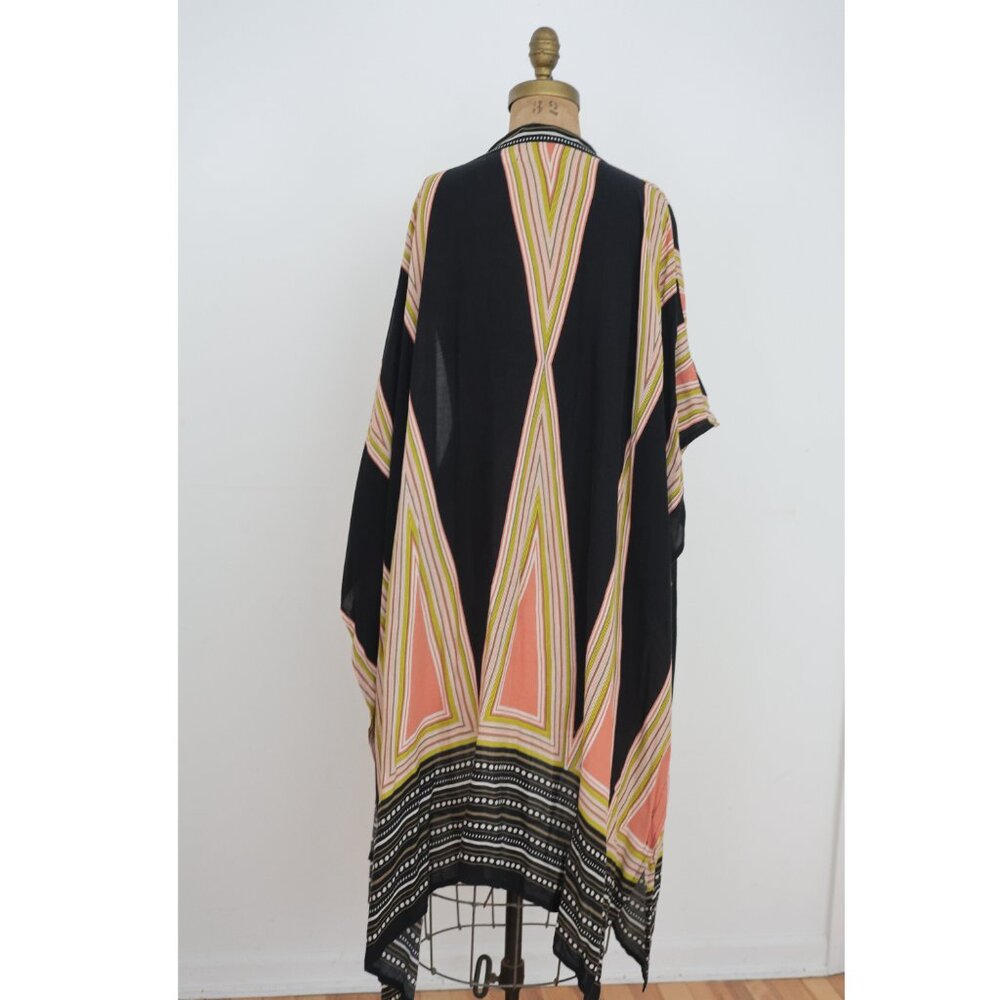 Free People Geo Print Boogie Nights Oversized Kimono